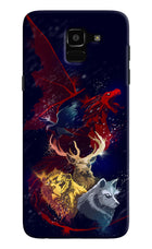 Game Of Thrones Samsung J6 Hard Case Back Cover by Casekaro
