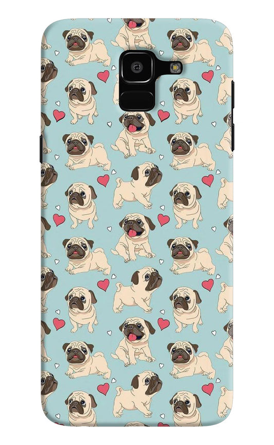 Pug Dog Samsung J6 Hard Case Back Cover by Casekaro