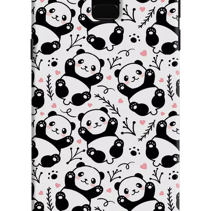 Cute Panda Samsung J6 Hard Case Back Cover by Casekaro