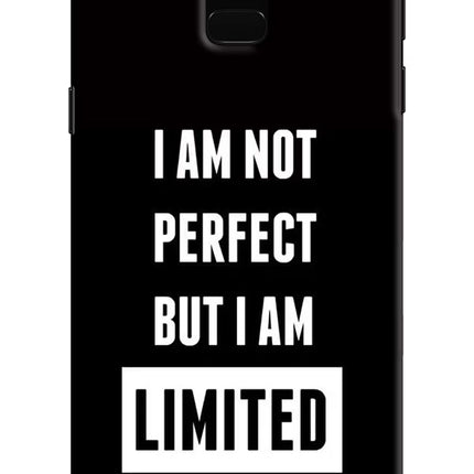 I Am Not Perfect But I Am Limited Edition Samsung J6 Hard Case Back Cover by Casekaro
