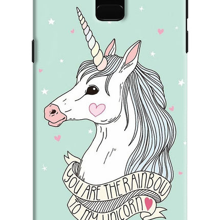 Unicorn Wallpaper Samsung J6 Hard Case Back Cover by Casekaro