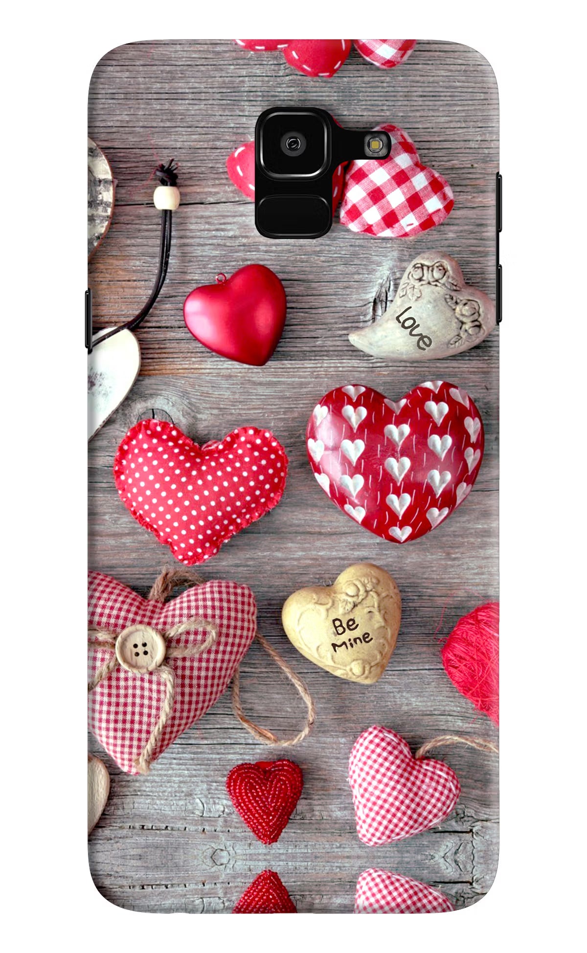Love Wallpaper Samsung J6 Hard Case Back Cover by Casekaro