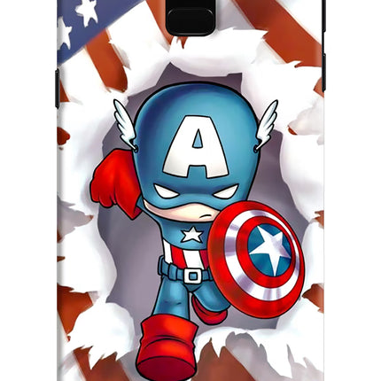 Captain America Samsung J6 Hard Case Back Cover by Casekaro
