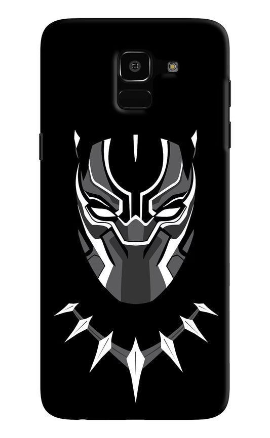 Black Panther Samsung J6 Hard Case Back Cover by Casekaro