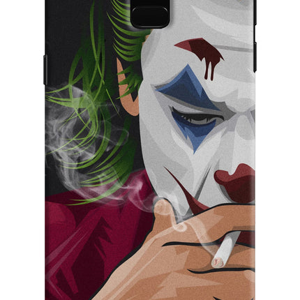 Joker Smoking Samsung J6 Hard Case Back Cover by Casekaro