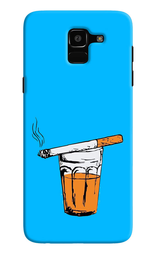 Chai Sutta Samsung J6 Hard Case Back Cover by Casekaro