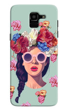 Pretty Girl Samsung J6 Hard Case Back Cover by Casekaro