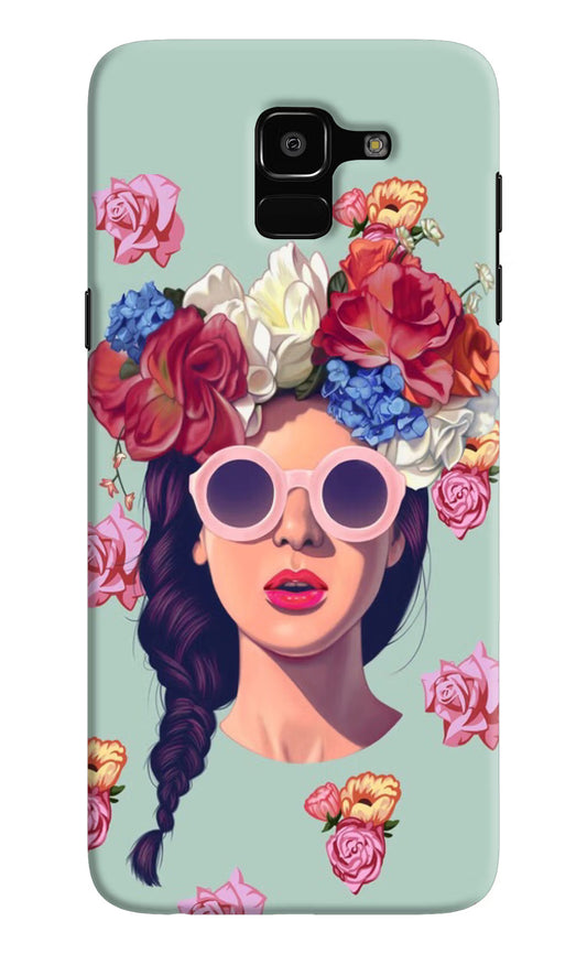 Pretty Girl Samsung J6 Hard Case Back Cover by Casekaro