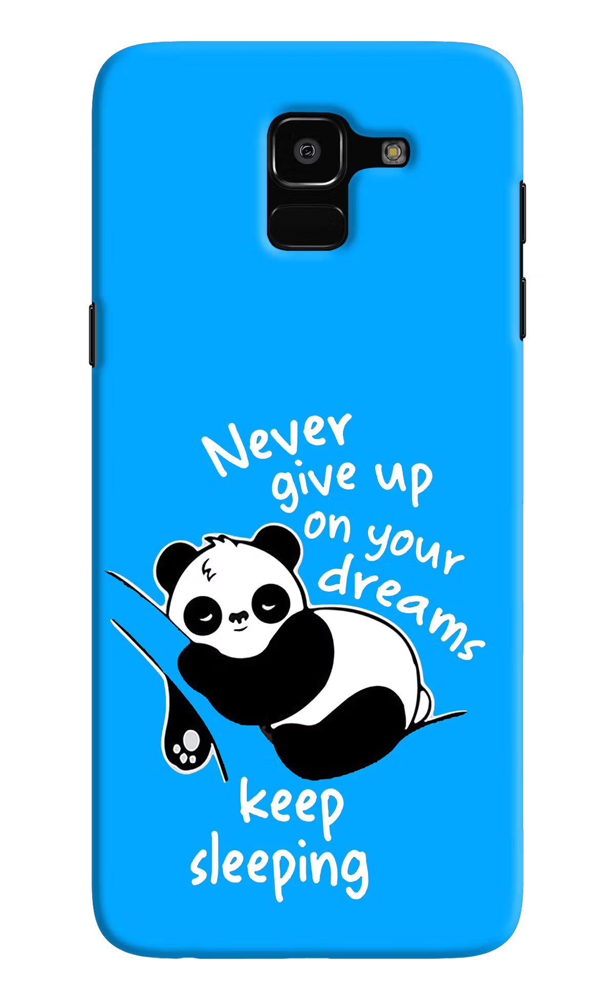 Keep Sleeping Samsung J6 Hard Case Back Cover by Casekaro