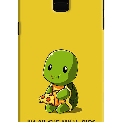 I'm on Ninja Diet Samsung J6 Hard Case Back Cover by Casekaro