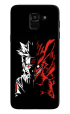 Naruto Two Face Samsung J6 Hard Case Back Cover by Casekaro
