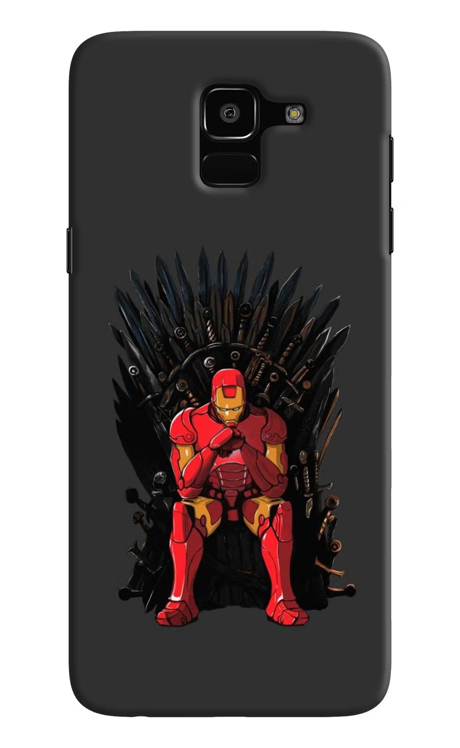 Ironman Throne Samsung J6 Back Cover, Hard case