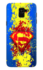 Superman logo Samsung J6 Hard Case Back Cover by Casekaro