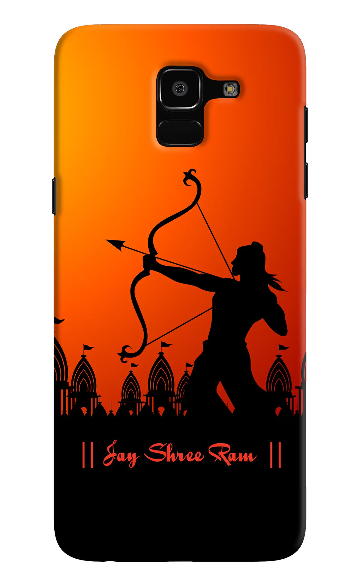 Lord Ram - 4 Samsung J6 Hard Case Back Cover by Casekaro