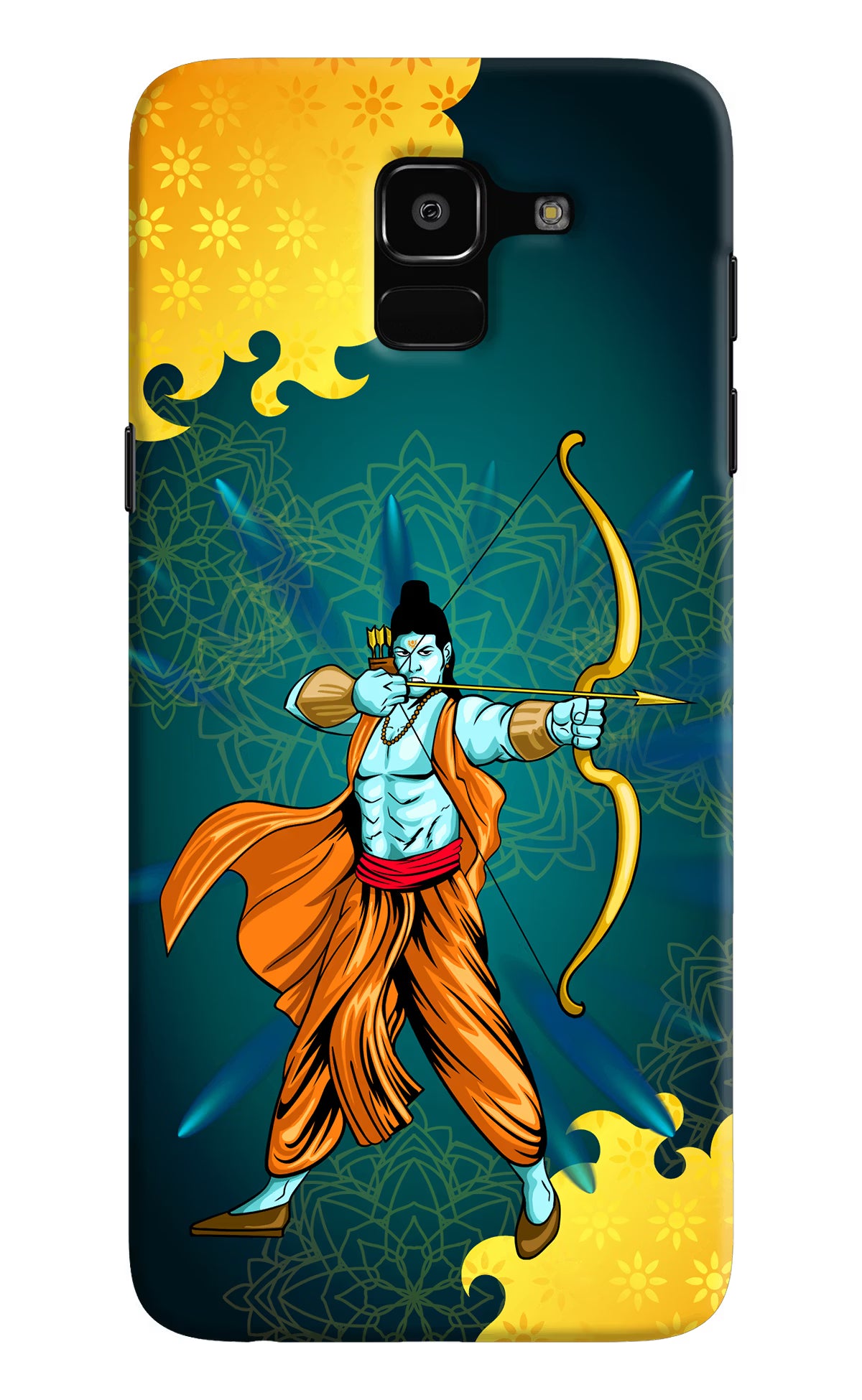 Lord Ram - 6 Samsung J6 Hard Case Back Cover by Casekaro
