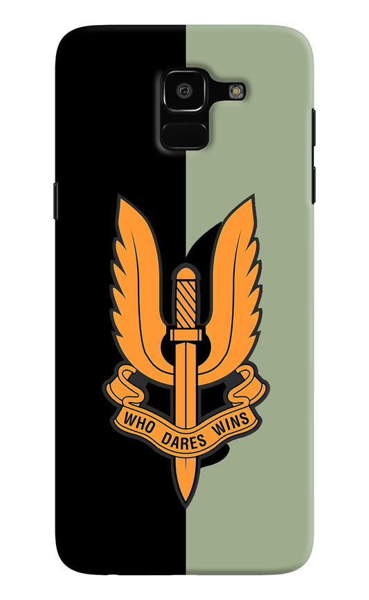 Balidan Logo Samsung J6 Hard Case Back Cover by Casekaro