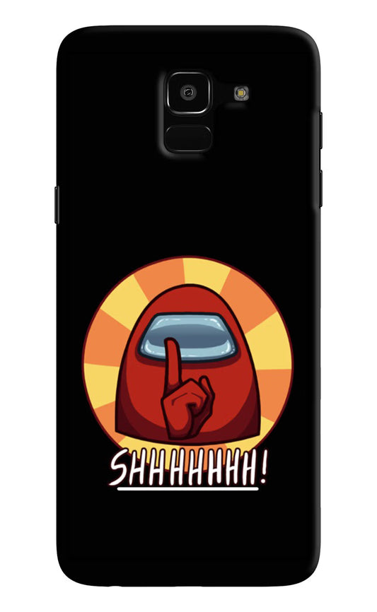 Among Us Shhh! Samsung J6 Hard Case Back Cover by Casekaro