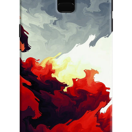 Fire Cloud Samsung J6 Hard Case Back Cover by Casekaro