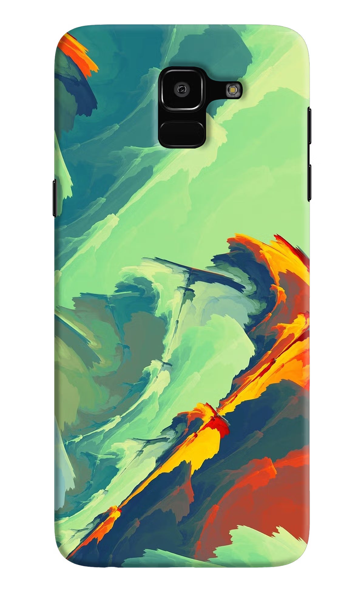 Paint Art Samsung J6 Hard Case Back Cover by Casekaro