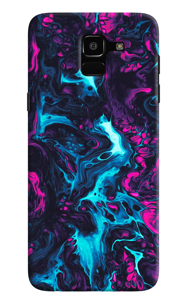 Abstract Samsung J6 Hard Case Back Cover by Casekaro