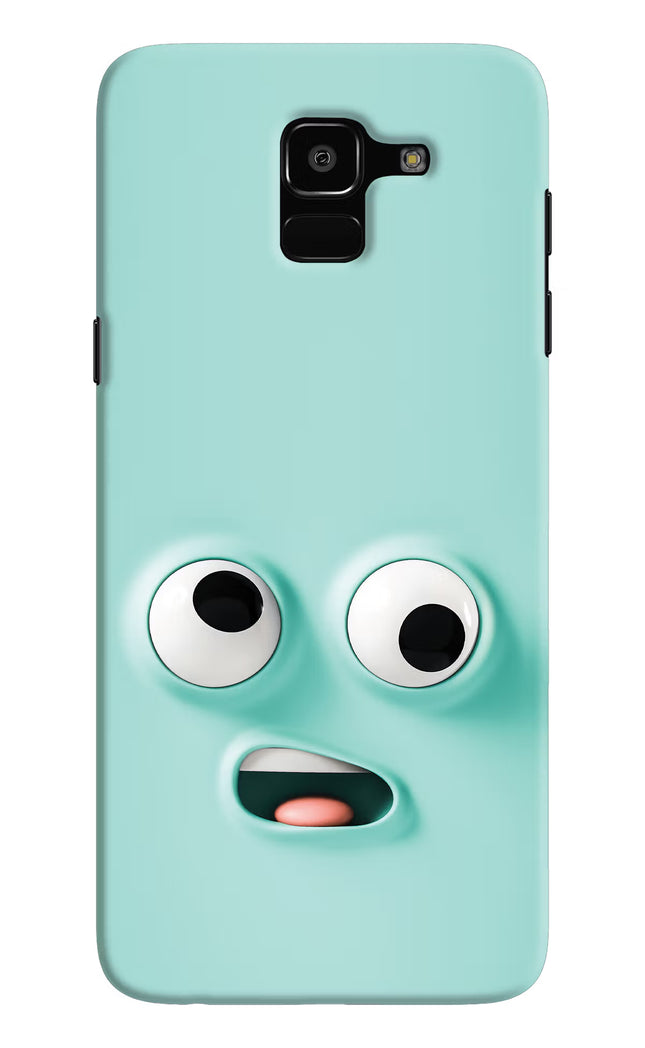 Funny Cartoon Samsung J6 Hard Case Back Cover by Casekaro