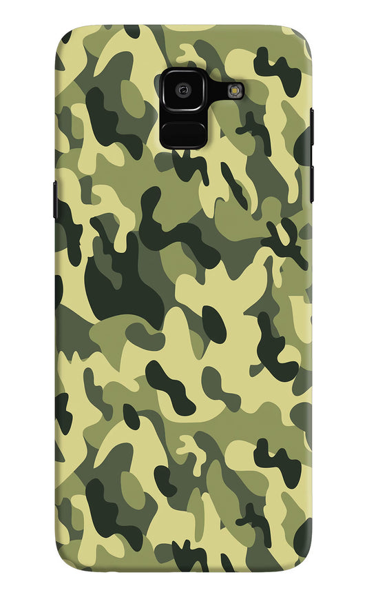 Camouflage Samsung J6 Hard Case Back Cover by Casekaro