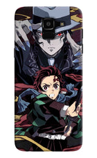 Demon Slayer Samsung J6 Hard Case Back Cover by Casekaro