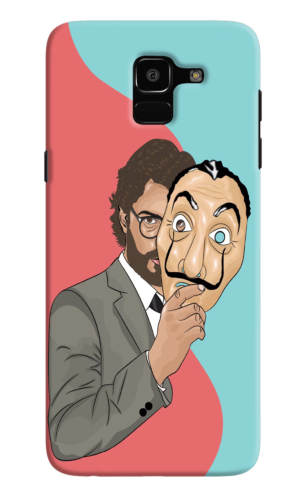 Professor Samsung J6 Hard Case Back Cover by Casekaro