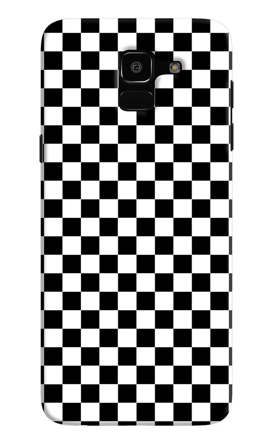 Chess Board Samsung J6 Hard Case Back Cover by Casekaro