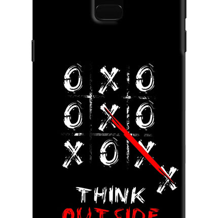 Think out of the BOX Samsung J6 Hard Case Back Cover by Casekaro