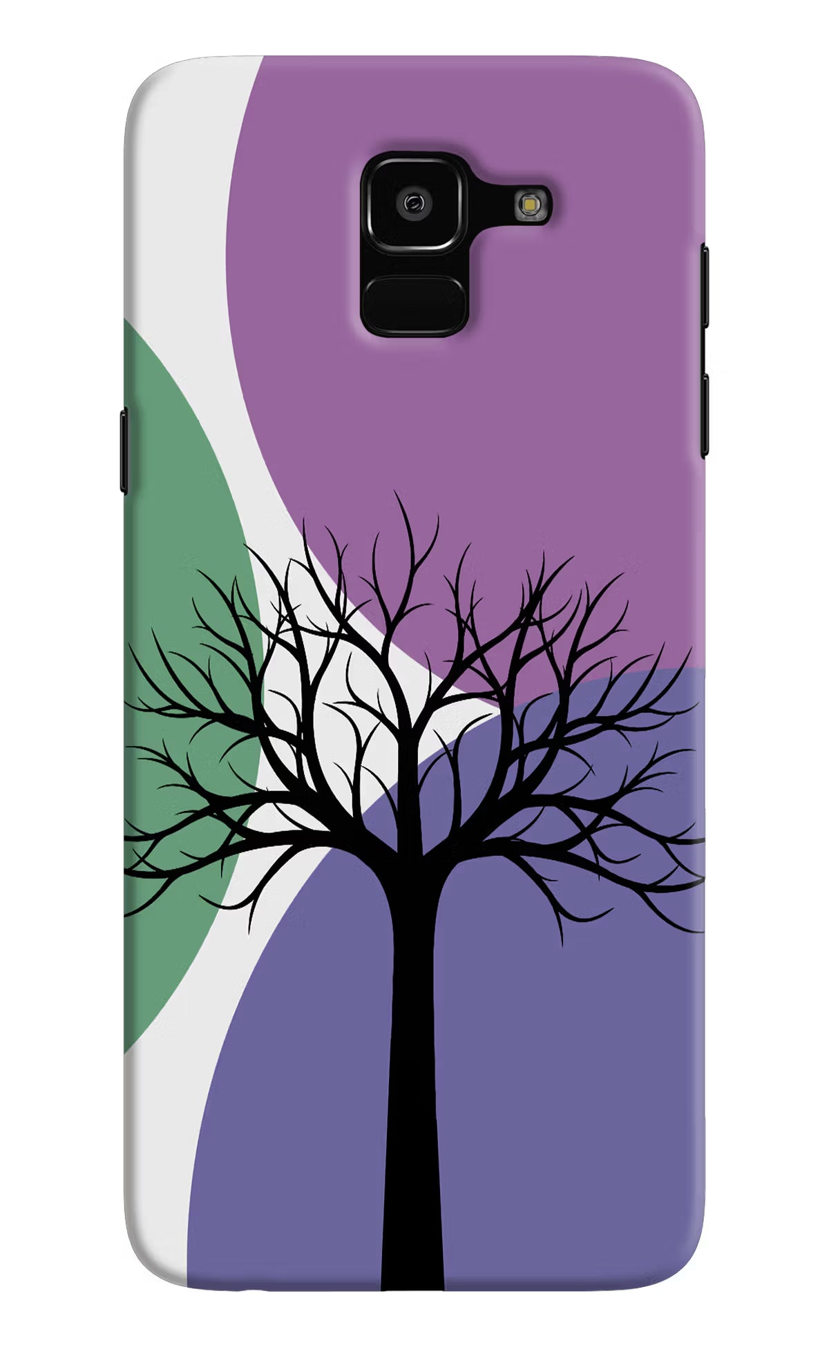 Tree Art Samsung J6 Hard Case Back Cover by Casekaro