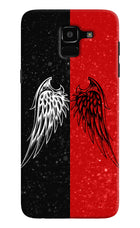 Wings Samsung J6 Hard Case Back Cover by Casekaro
