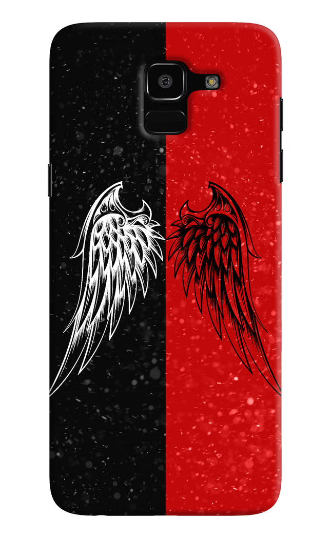 Wings Samsung J6 Hard Case Back Cover by Casekaro