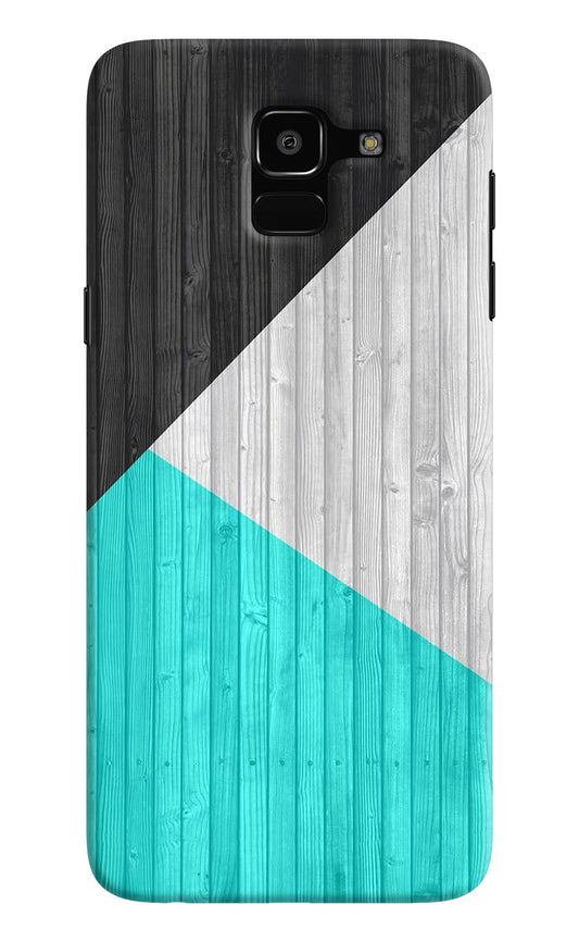 Wooden Abstract Samsung J6 Hard Case Back Cover by Casekaro