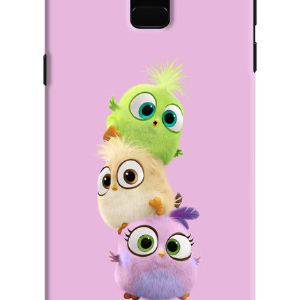 Cute Little Birds Samsung J6 Hard Case Back Cover by Casekaro