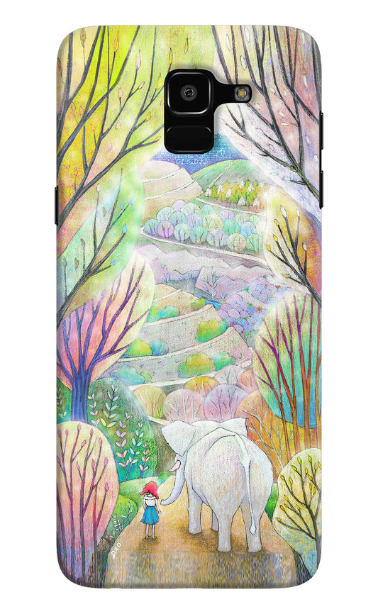 Nature Painting Samsung J6 Hard Case Back Cover by Casekaro
