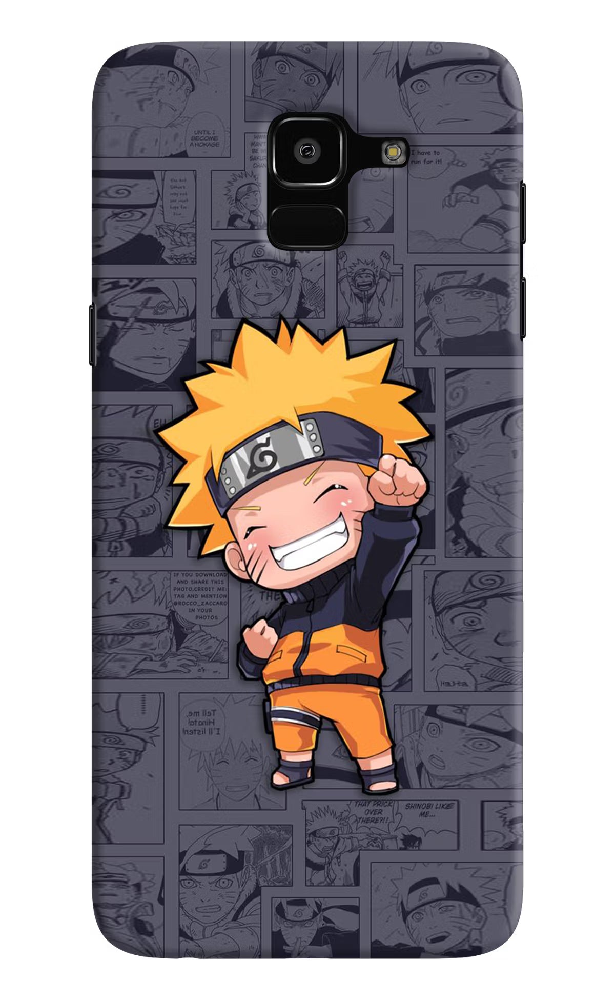 Chota Naruto Samsung J6 Hard Case Back Cover by Casekaro