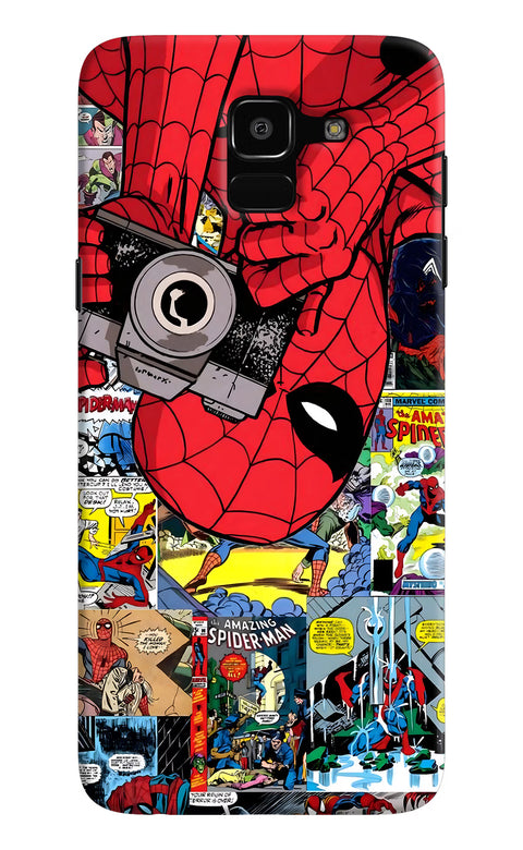 Spider Man Samsung J6 Back Cover
