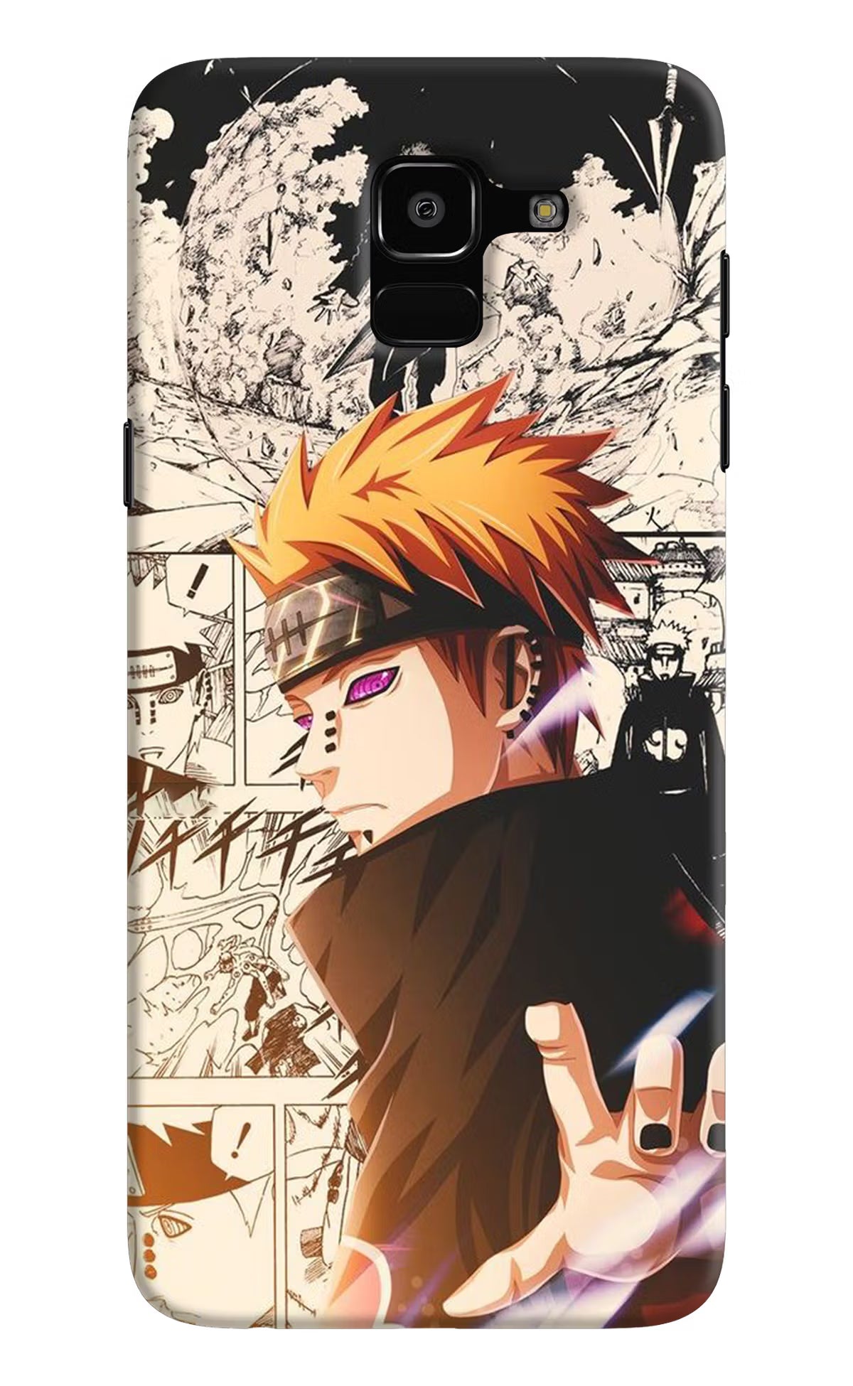 Pain Anime Samsung J6 Hard Case Back Cover by Casekaro