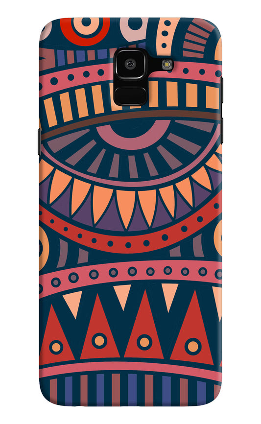 African Culture Design Samsung J6 Hard Case Back Cover by Casekaro
