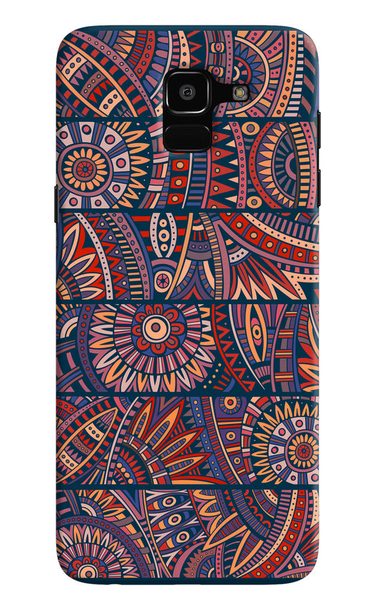 African Culture Design Samsung J6 Hard Case Back Cover by Casekaro