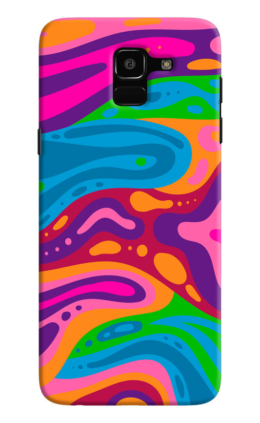 Trippy Pattern Samsung J6 Hard Case Back Cover by Casekaro