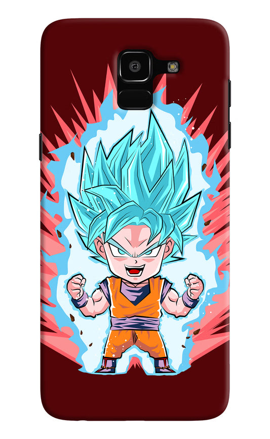 Goku Little Samsung J6 Hard Case Back Cover by Casekaro