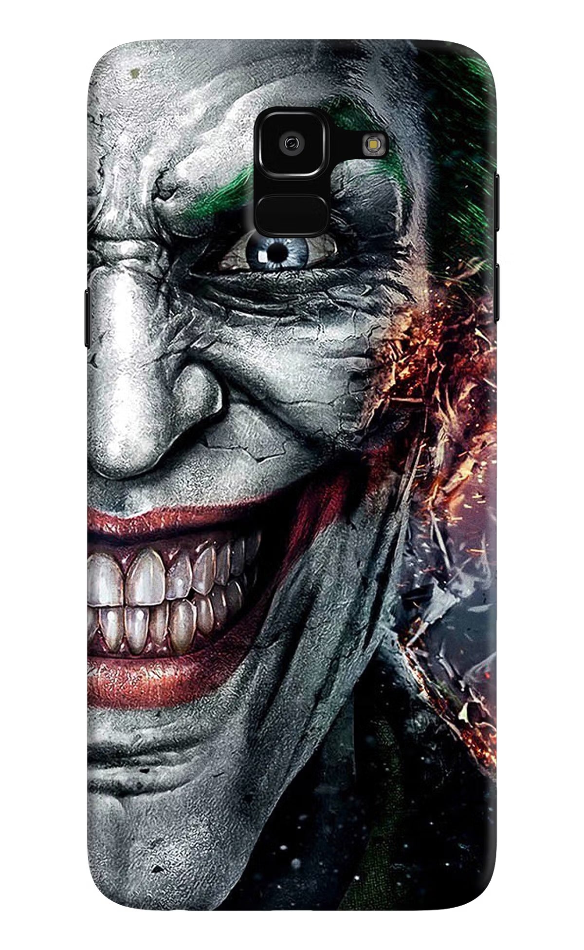 Joker Cam Samsung J6 Hard Case Back Cover by Casekaro