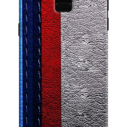 BMW Stripes Samsung J6 Hard Case Back Cover by Casekaro