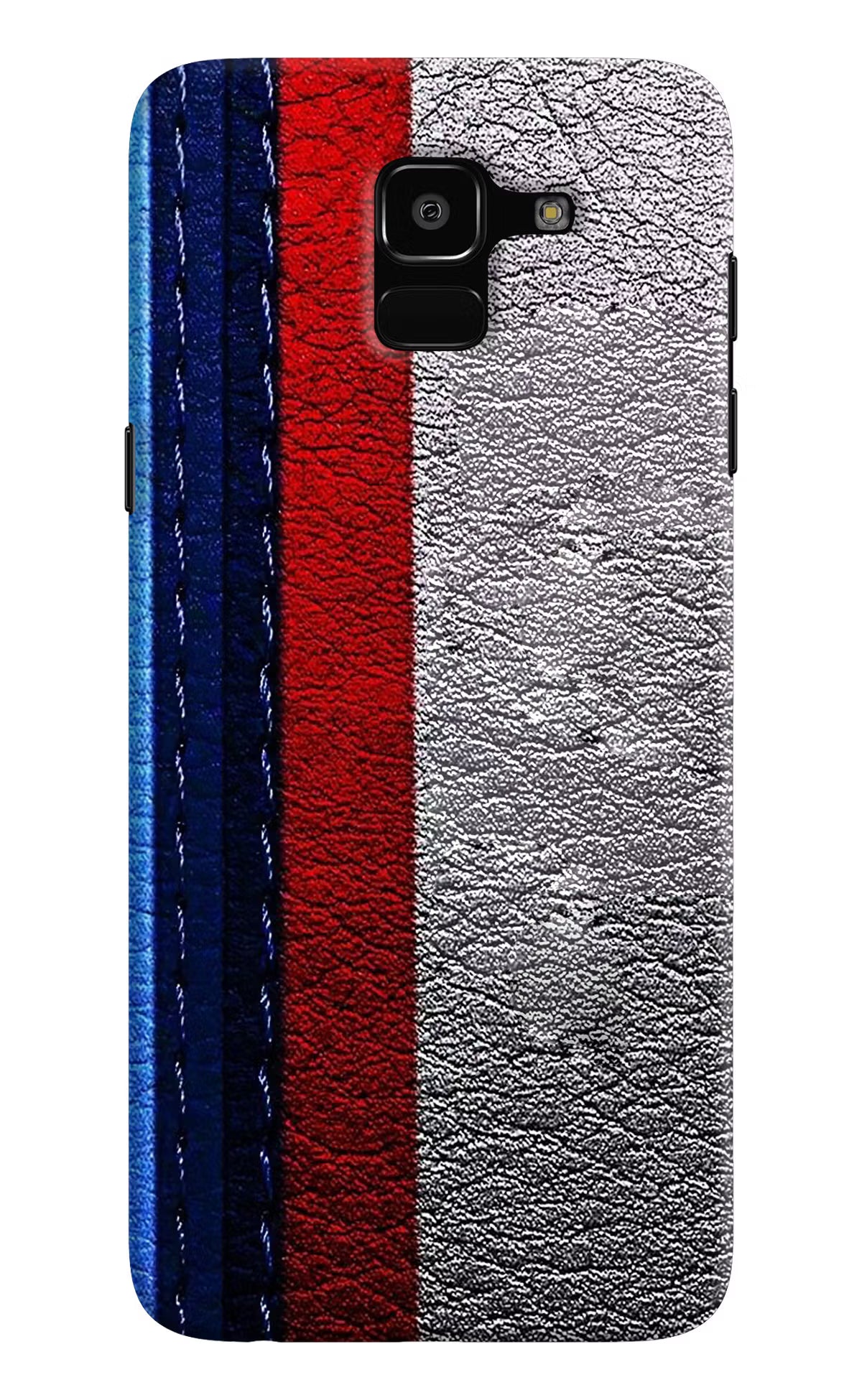 BMW Stripes Samsung J6 Hard Case Back Cover by Casekaro