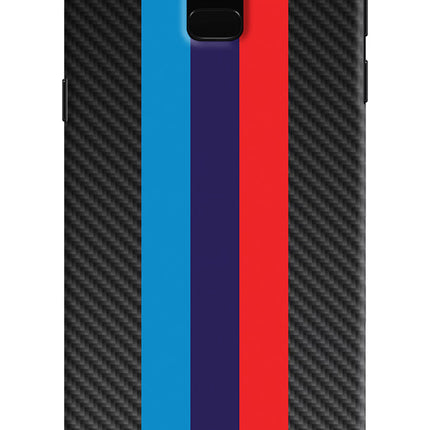 BMW Stripes Pattern Samsung J6 Hard Case Back Cover by Casekaro