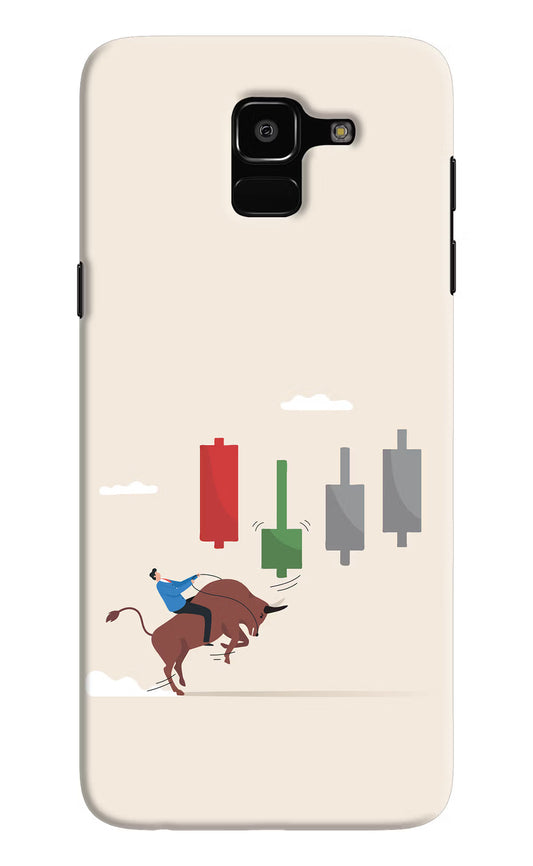 Bull Trading Momentum Samsung J6 Hard Case Back Cover by Casekaro