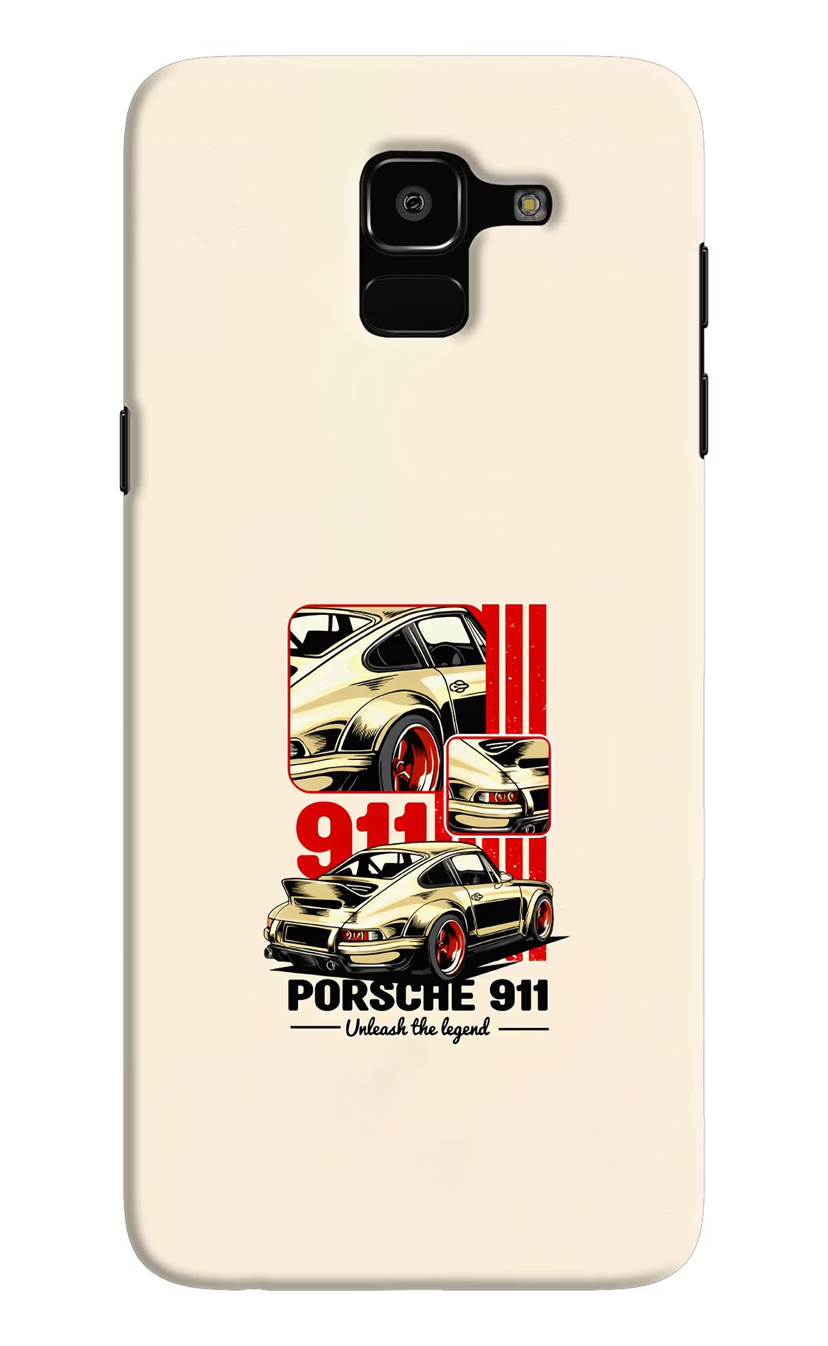 Classic Porsche 911 Samsung J6 Hard Case Back Cover by Casekaro