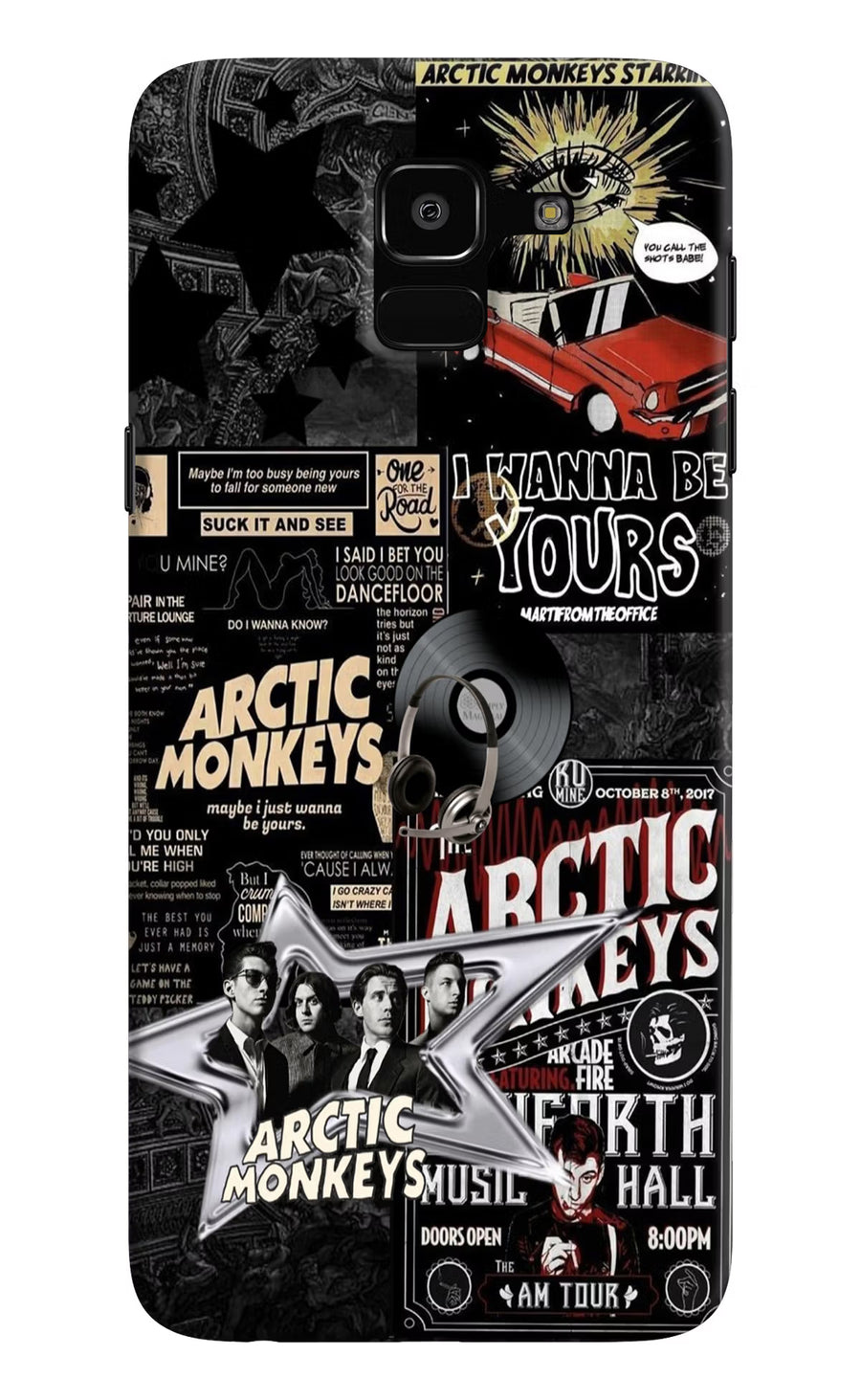 Arctic Monkeys Samsung J6 Back Cover, Hard case